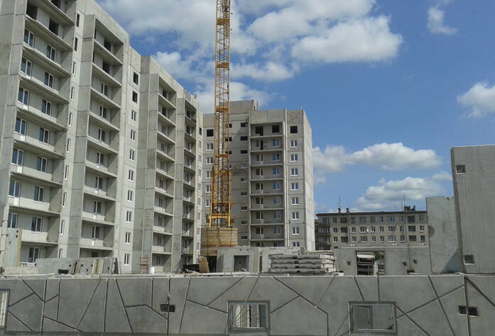 Ход строительства ЖК «Новый Квартал» (сентябрь 2013)