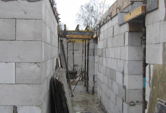 Ход строительства ЖК в Павловске (ноябрь 2013)