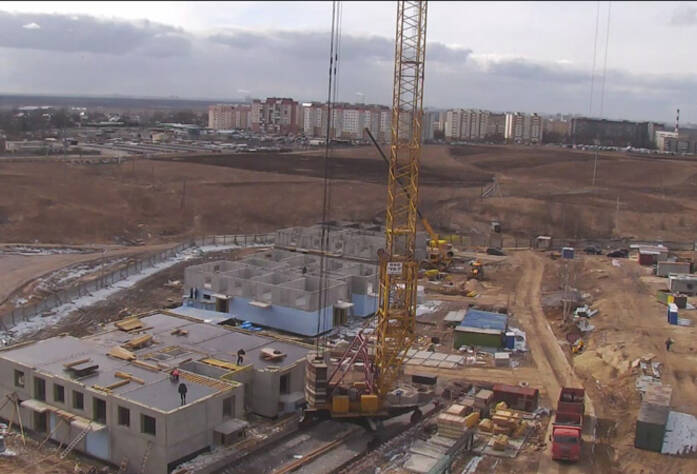 Строительство ЖК «Центральный» (01.04.2014 г.)