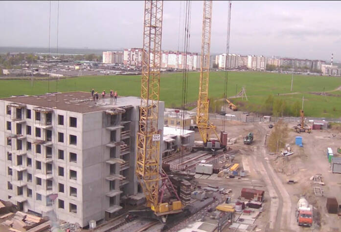 Строительство ЖК «Центральный» (12.05.2014 г.)