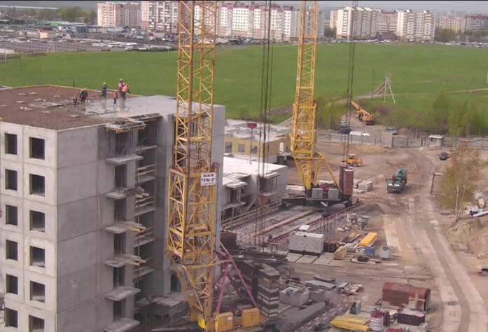 Строительство ЖК «Центральный» (12.05.2014 г.)