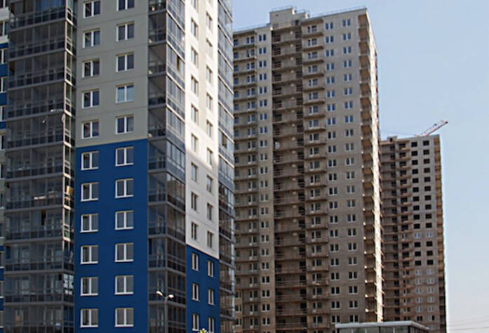 2 очередь жилого комплекса «Эланд» (май 2014)
