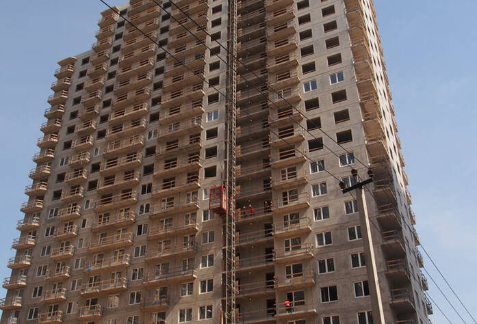 3 очередь жилого комплекса «Эланд» (май 2014)