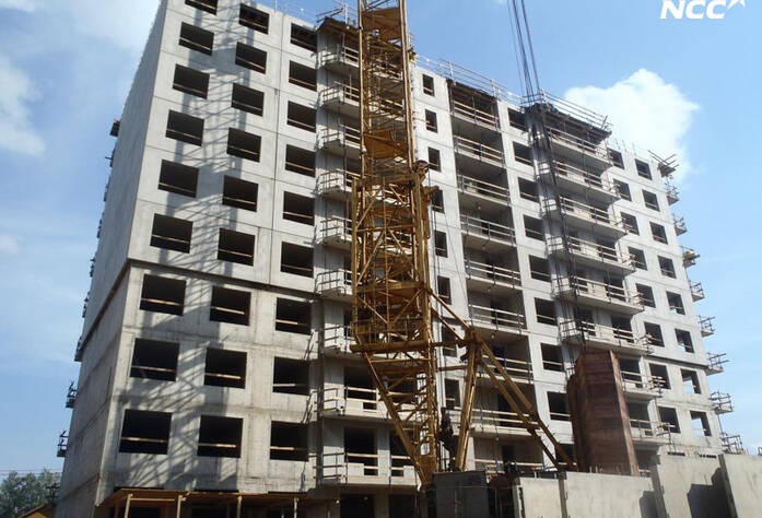 Строительство жилого комплекса «Эланд» 4 очередь (июль 2014)