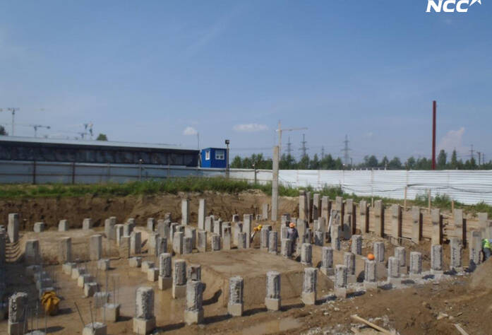Строительство жилого комплекса «Эланд» 5 очередь (июль 2014)