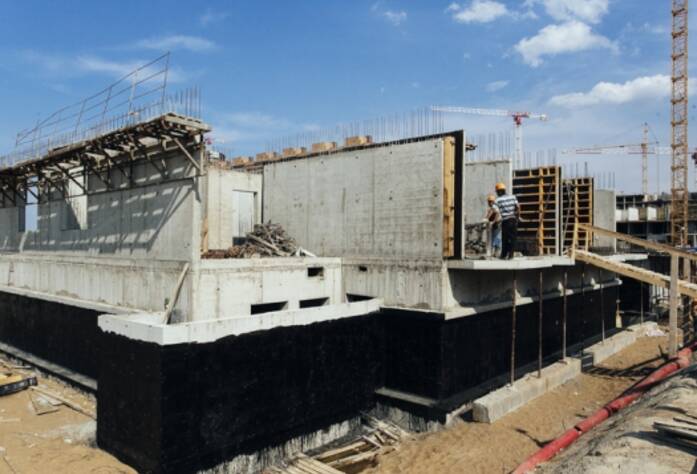 Строительство ЖК «GreenЛандия», корп. 9б, июль 2014 г.