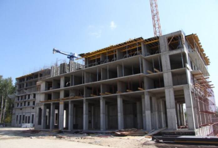 Строительство ЖК «Березовая роща», дом 2, корп. 2, июль 2014 г.