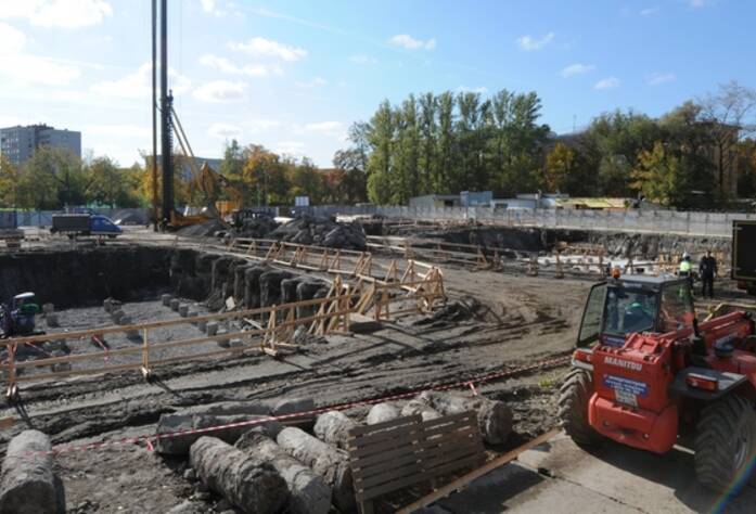 Строительство ЖК «Тойве» (сентябрь 2014)