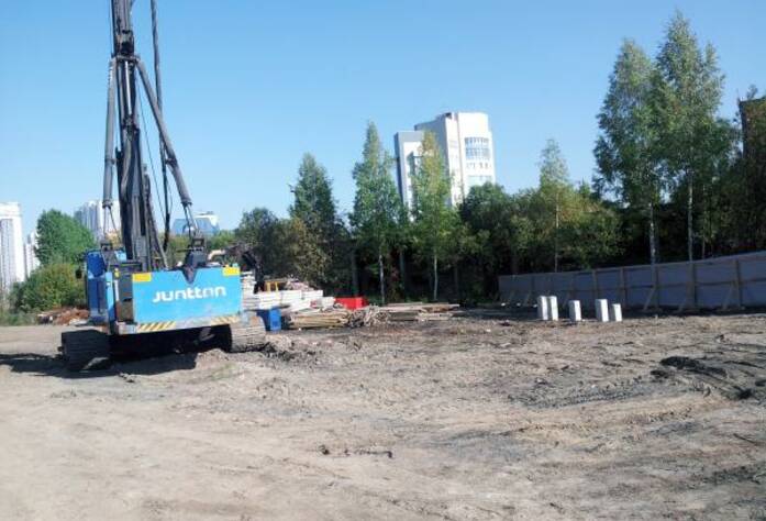 Строительство ЖК «Сириус» (сентябрь 2014)
