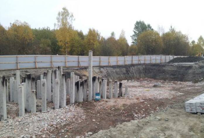 Строительство ЖК «Сириус» (октябрь 2014)
