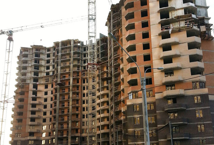 Ход строительства ЖК «Бумеранг» (ноябрь 2014) 