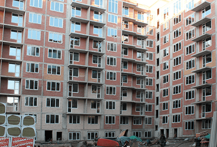 Ход строительства ЖК «Дом на Выборгской» (ноябрь 2014)