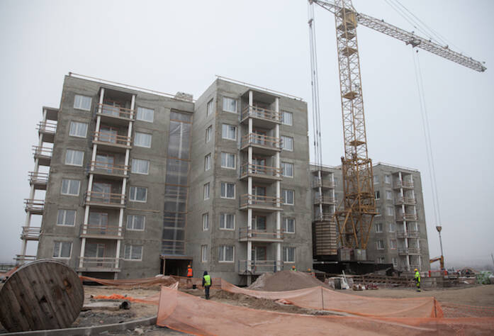 Ход строительства ЖК «Gröna Lund» (ноябрь 2014)