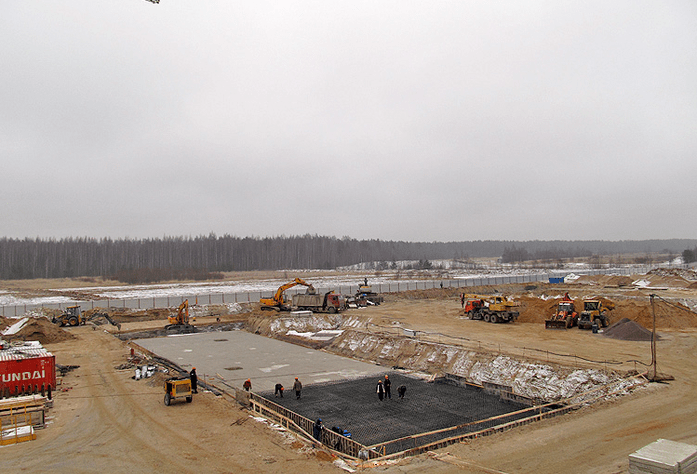 Ход строительства корпуса 7.2 ЖК «Ясно. Янино» (декабрь 2014)