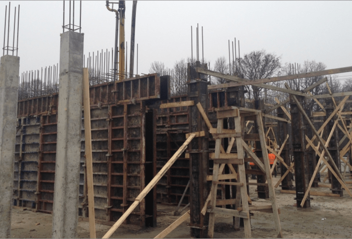 Ход строительства ЖК «Орже» (ноябрь 2014) 