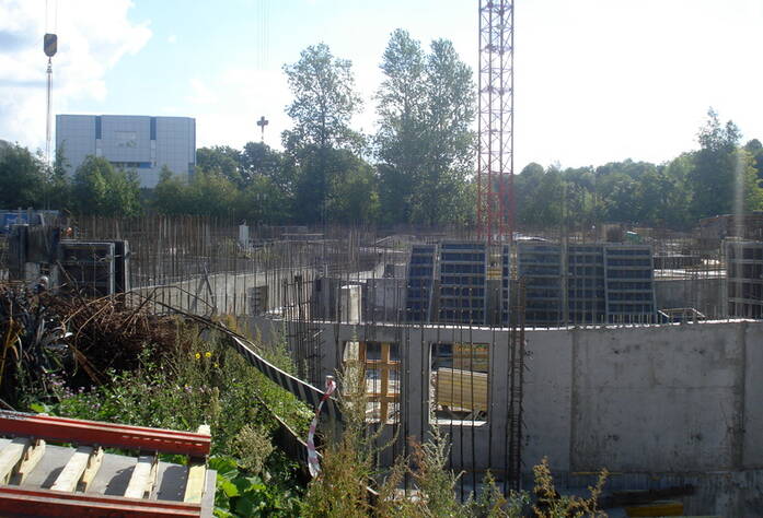 Строительство 2 корпуса ЖК «Stockholm» (август 2015)