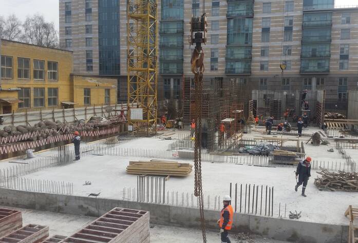 Ход строительства ЖК «Щедрин. Резиденция у Таврического» (05.04.16)