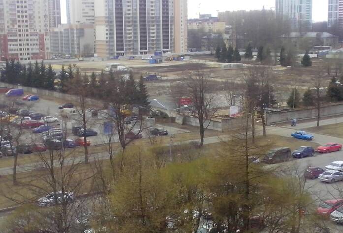 Жилой комплекс «Полюстрово парк»: ход строительства (11.04.16, фото из группы "ВКонтакте")