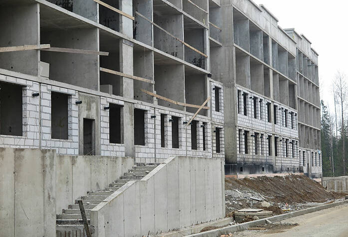 Малоэтажный ЖК «Новое Сертолово»: ход строительства корпуса 1 второй очереди