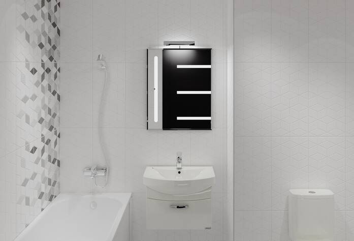 ЖК «Энфилд»: визуализация ванной(современный стиль)