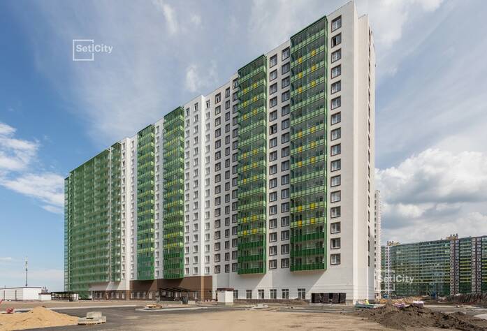 Завершены работы по устройству фасадов с балконов 1-7 секций.